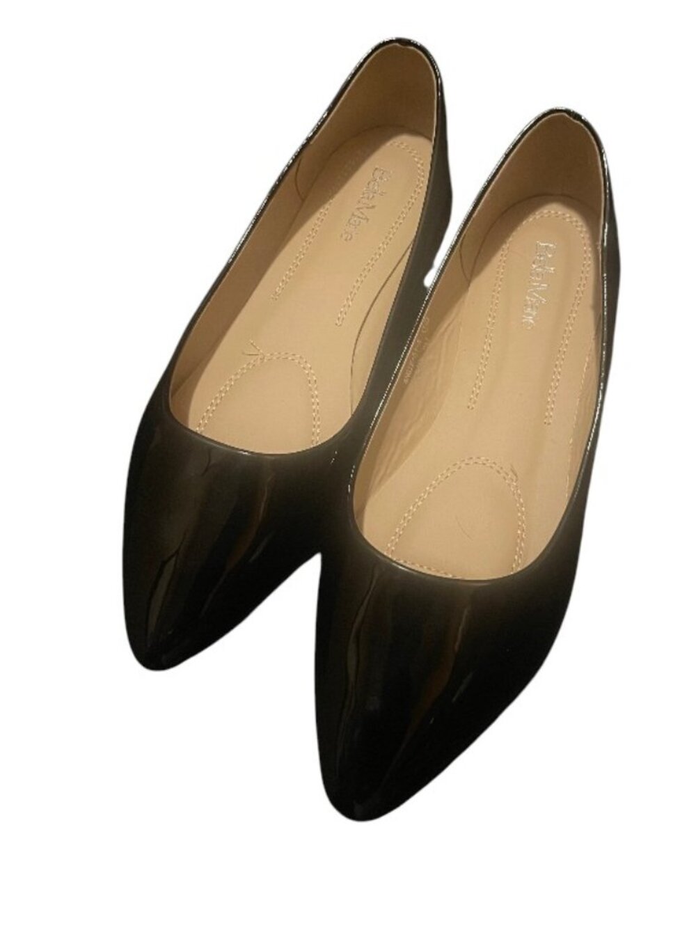 Patent Leather Pointed Toe Ballet Flat